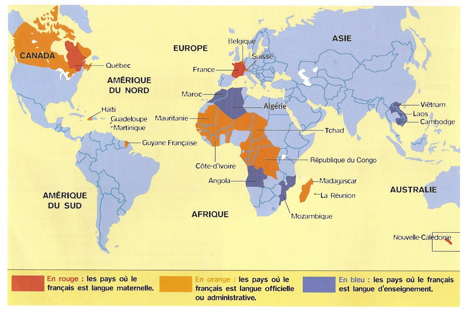 carte du monde