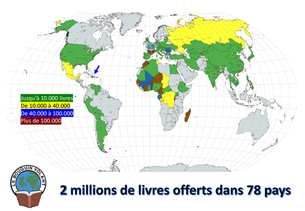 Carte LBV dans le monde 2021